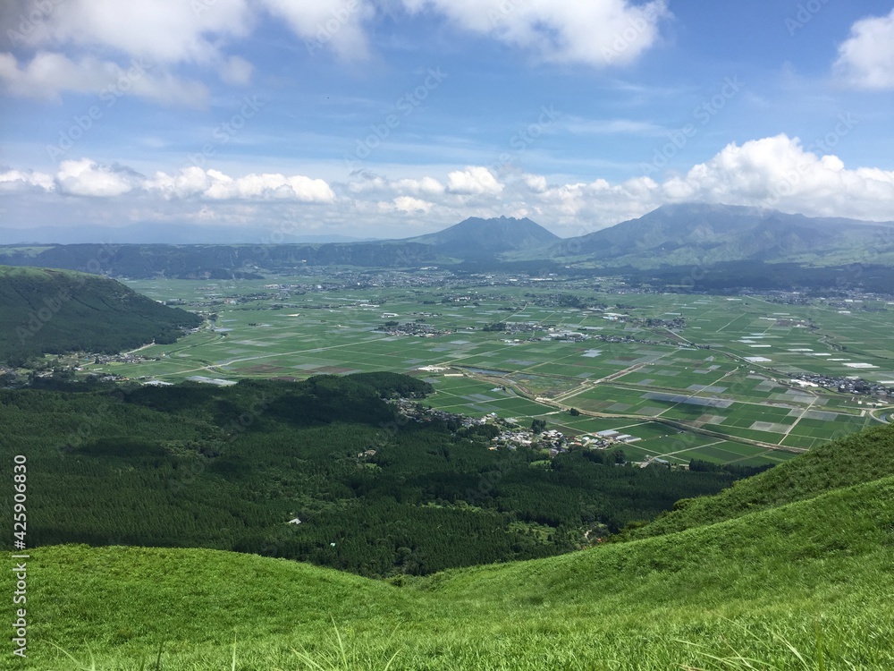 view of the mountains