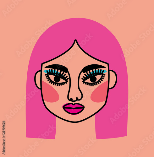 surreal beautiful female