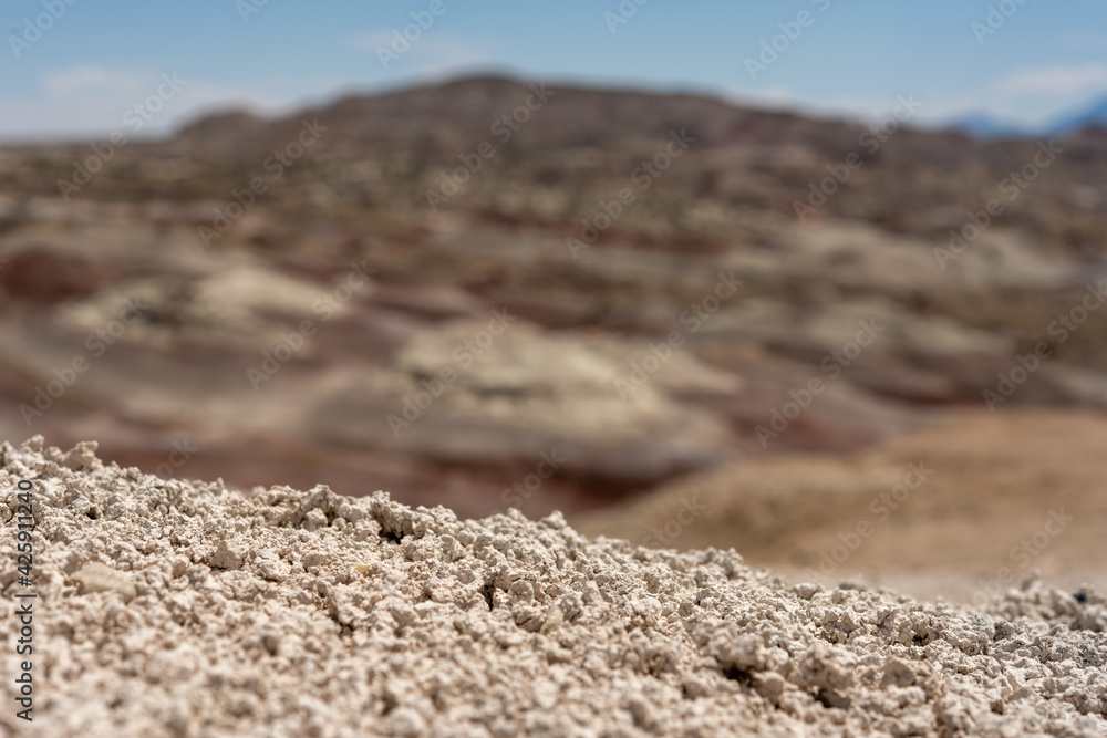 Close up of ground of crumbled hoodoo