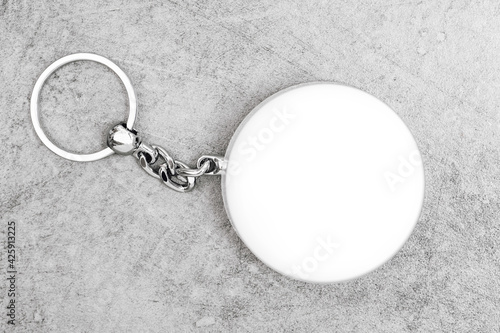 Keychain mockup Key chain mock up design photo