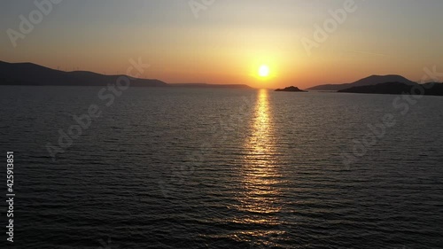 Lake Bafa also known as Lake Çamici and in earlier times the Vafi Sea is a lake situated in southwestern Turkey, part of it within the boundaries of Milas district of Muğla Province - Turkey. photo