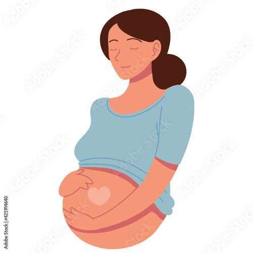 pregnant woman portrait