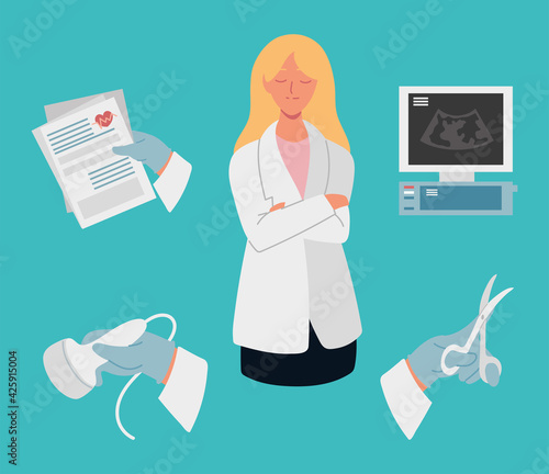 gynecologist doctor, ultrasound