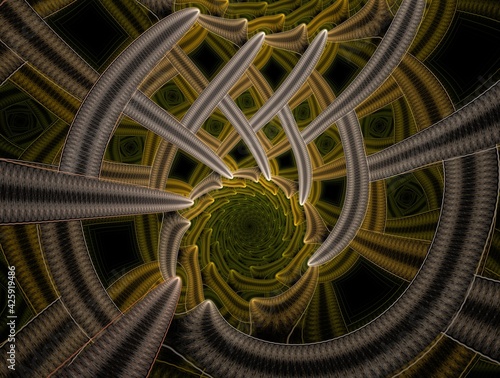 Imaginatory fractal background generated Image