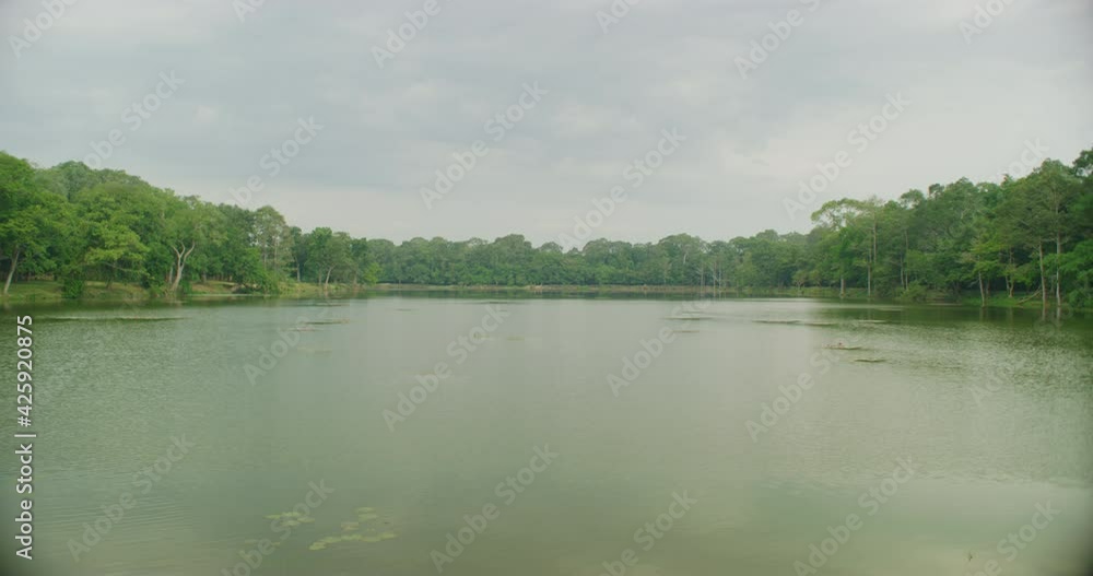 The Moat of Angkor Wat Temple in Siem Reap, Cambodia. The Moat of Angkor Wat Temple in Siem Reap, Cambodia.