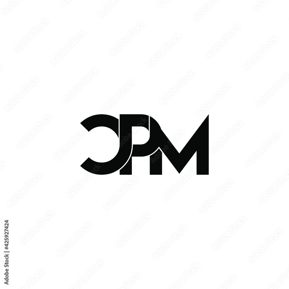cpm letter original monogram logo design cpm letter original monogram logo design