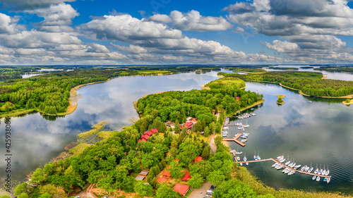 Fototapeta Naklejka Na Ścianę i Meble -  Masuria - the land of a thousand lakes in north-eastern Poland