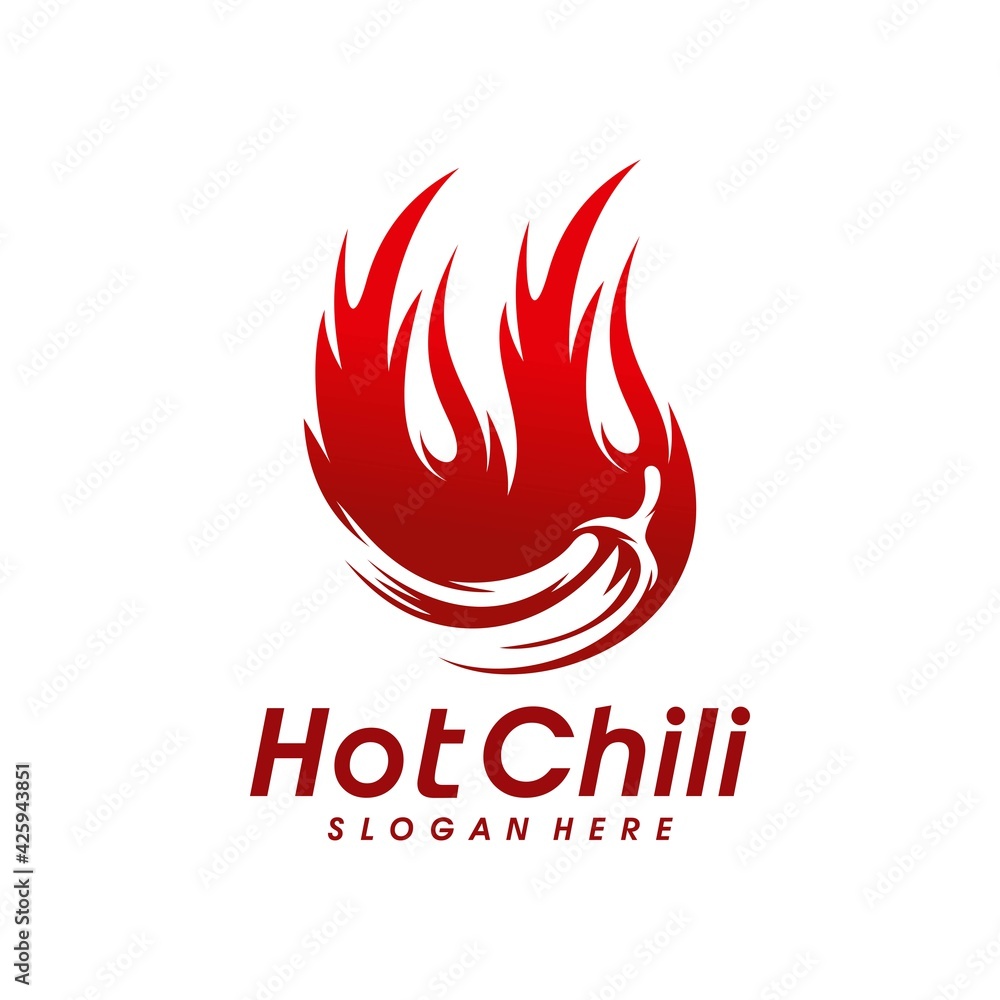 Red Hot Chili logo designs concept vector, Spicy Pepper logo designs template
Red Hot Chili logo designs concept vector, Spicy Pepper logo designs template