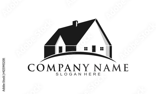 House property illustration vector logo