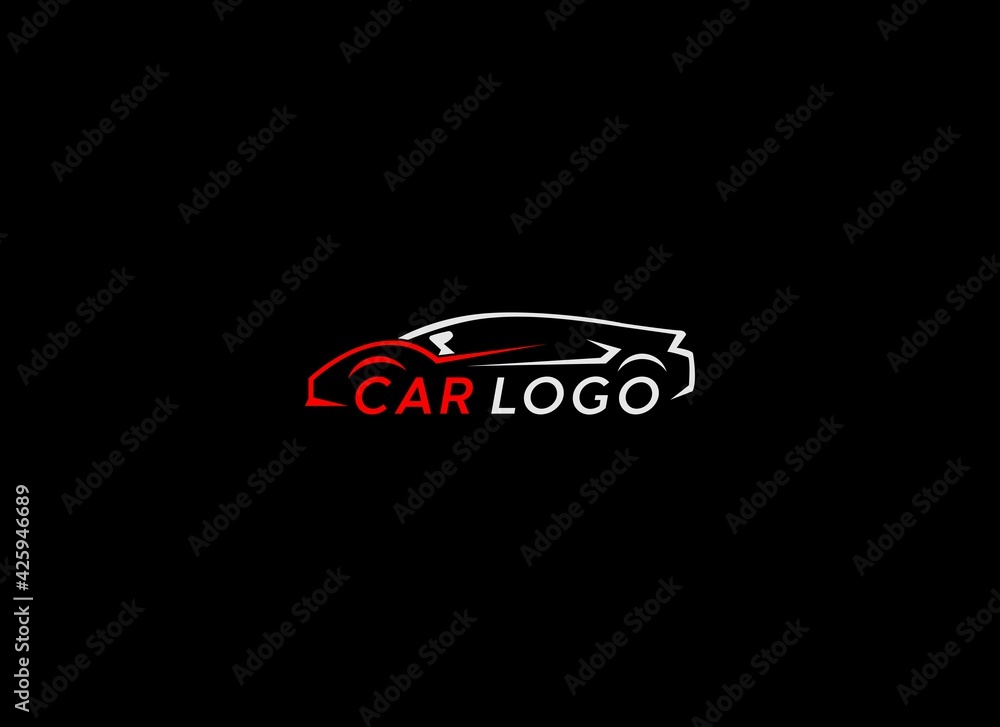 car logo in black background car logo in black background