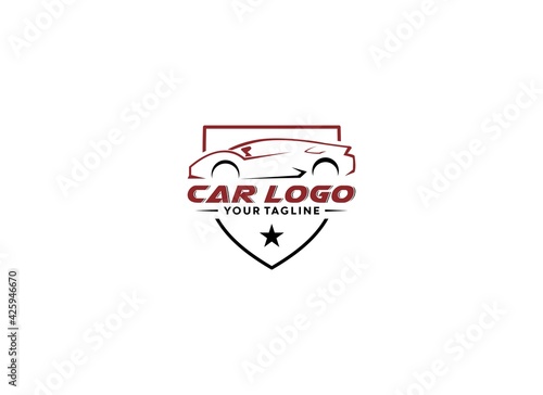 car logo in white background