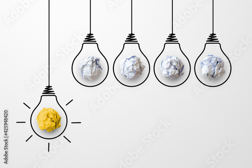 Bild auf Leinwand Concept creative idea and innovation