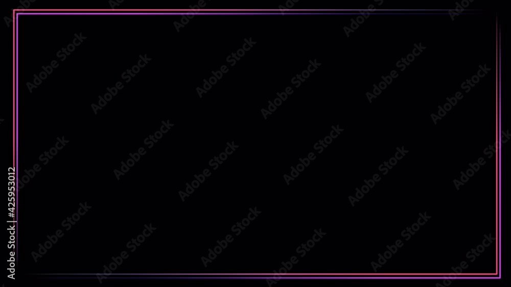 Abstract seamless background blue purple spectrum loop animation Fluorescent UV light 4k glowing neon line Abstract background web neon box template. frame without background. Isolate Abstract seamless background blue purple spectrum loop animation Fluorescent UV light 4k glowing neon line Abstract background web neon box template. frame without background. Isolate