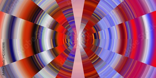 Red blue violet circular background, circular design