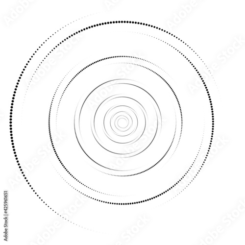 Halftone circle frame abstract Round border. Flash sale backdrop circle halftone