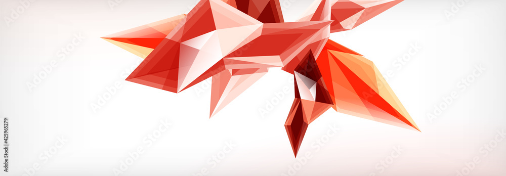 Vector 3d triangles and pyramids abstract background for business or technology presentations, internet posters or web brochure covers Vector 3d triangles and pyramids abstract background for business or technology presentations, internet posters or web brochure covers