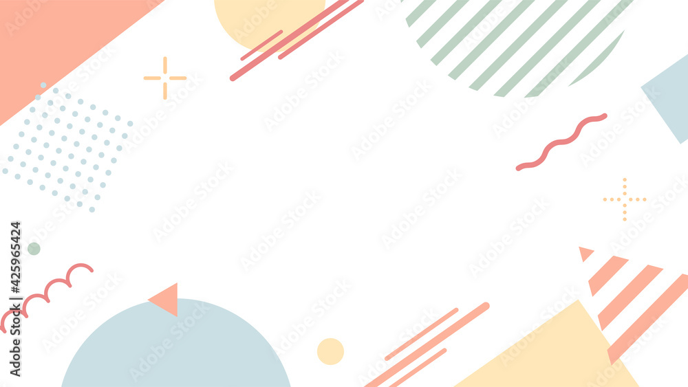 幾何学模様のカラフルなフレーム 枠 背景 ポップ 図形 丸 三角 フラット かわいい イラスト Stock Vektorgrafik Adobe Stock 幾何学模様のカラフルなフレーム 枠 背景 ポップ 図形 丸 三角 フラット かわいい イラスト Stock Vektorgrafik Adobe Stock