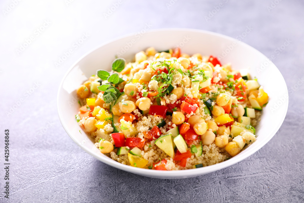 vegetarian couscous- semolina with vegetables vegetarian couscous- semolina with vegetables