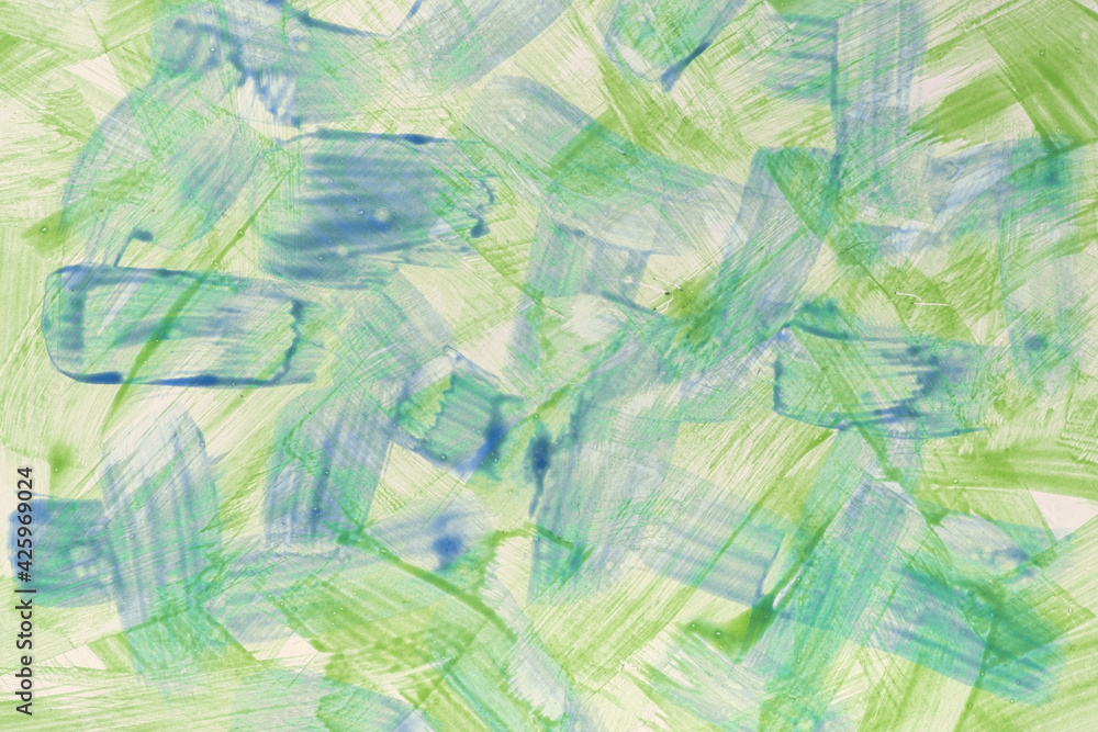 Abstract art background light blue and green colors. Watercolor painting with vibrant color strokes and splash. Abstract art background light blue and green colors. Watercolor painting with vibrant color strokes and splash.
