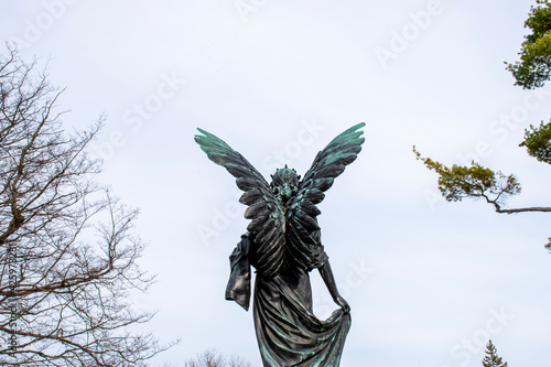 Canvas Print statue of angel