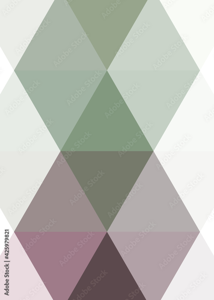 Obraz premium Abstract color Low-Polygones Generative Art background illustration