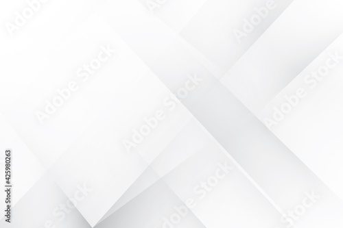 Abstract geometric white and gray color background. Vector illustration.