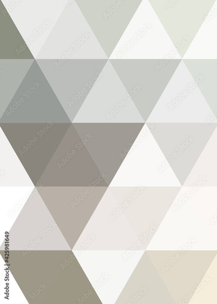 Obraz premium Abstract color Low-Polygones Generative Art background illustration