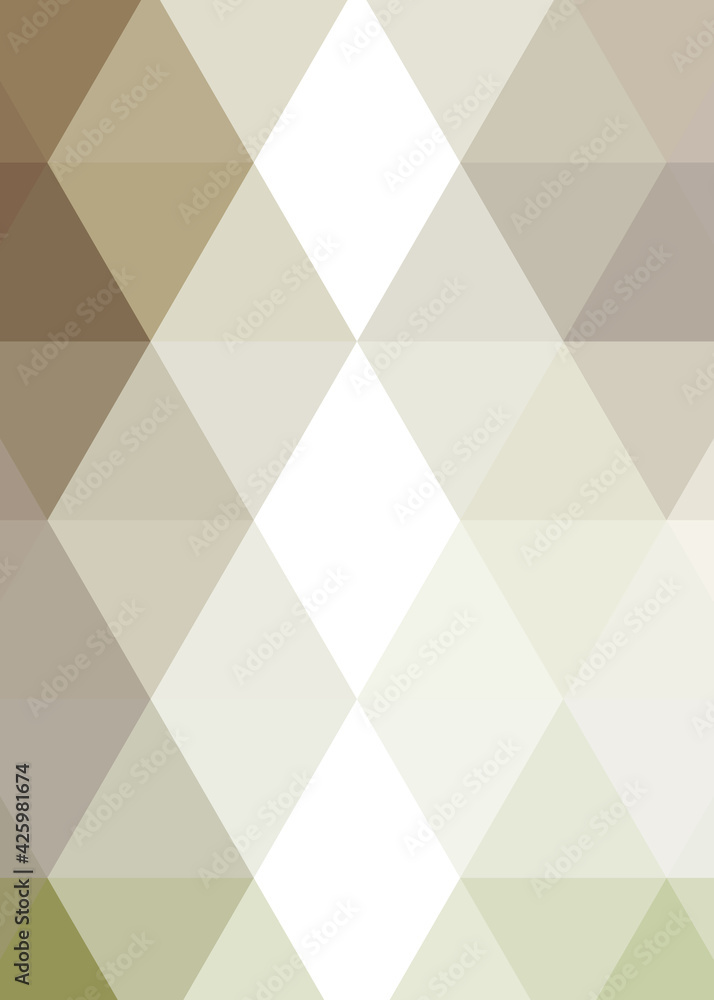 Obraz premium Abstract color Low-Polygones Generative Art background illustration