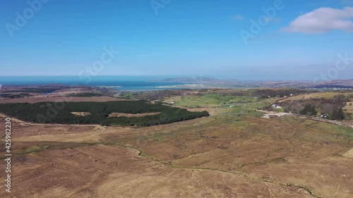 Flying from Glenties to Maasin County Donegal - Ireland. photo