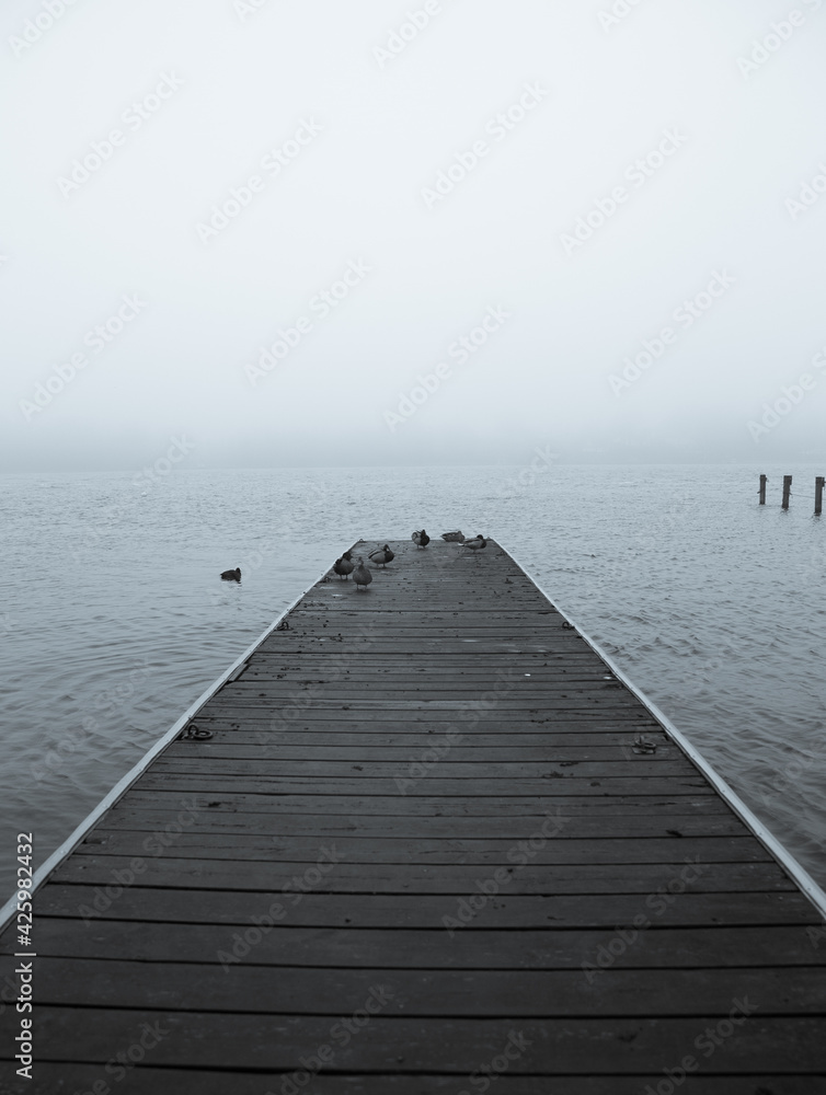 pier on the lake pier on the lake