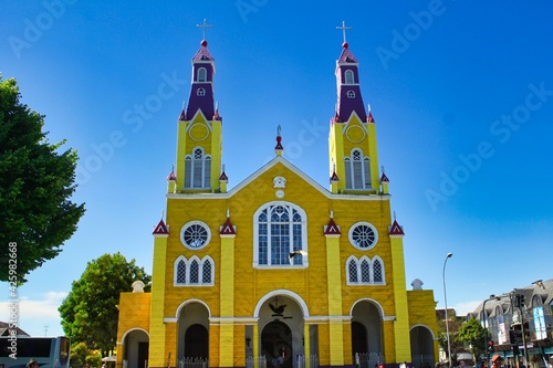 Iglesia de Castro, Chiloé, Chile photo