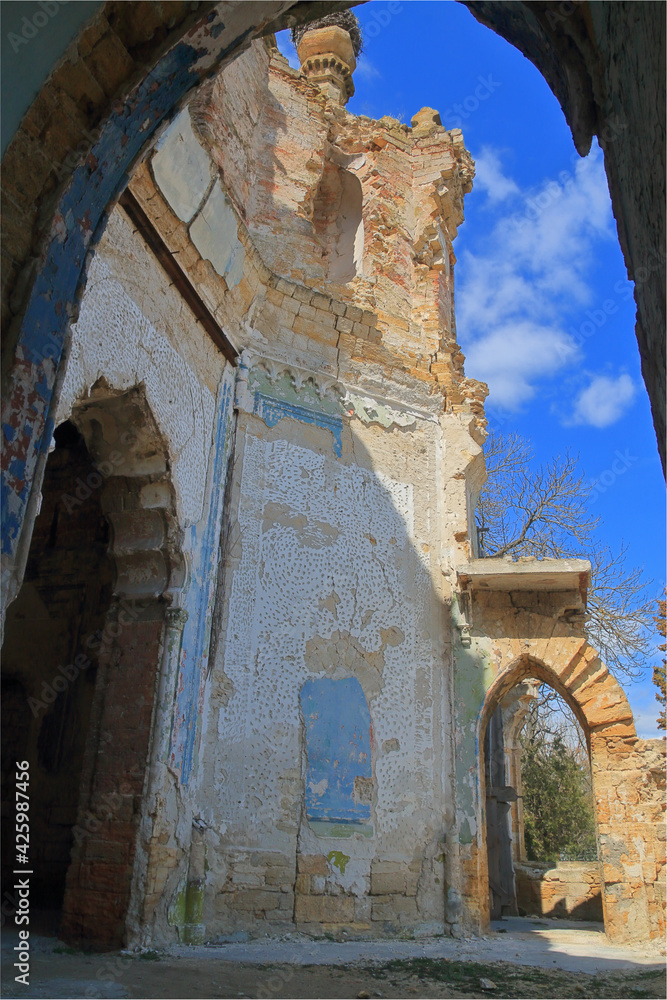 The ruins of an old mansion called Kurisov.