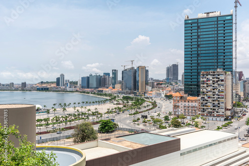 Luanda city from above photo