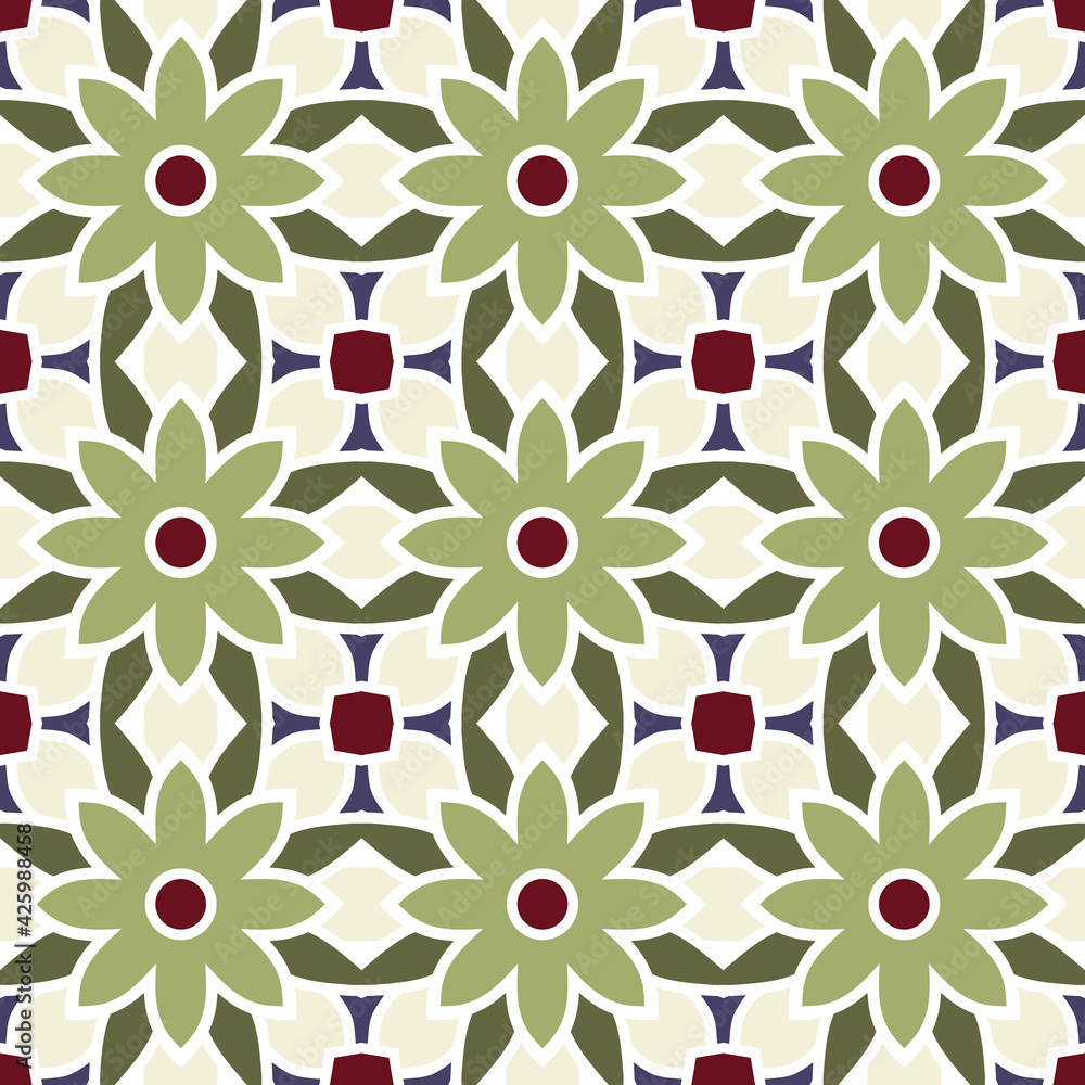 Fototapeta premium Ornament seamless pattern. Mandala background
