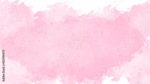 Pink watercolor background for textures backgrounds and web banners design