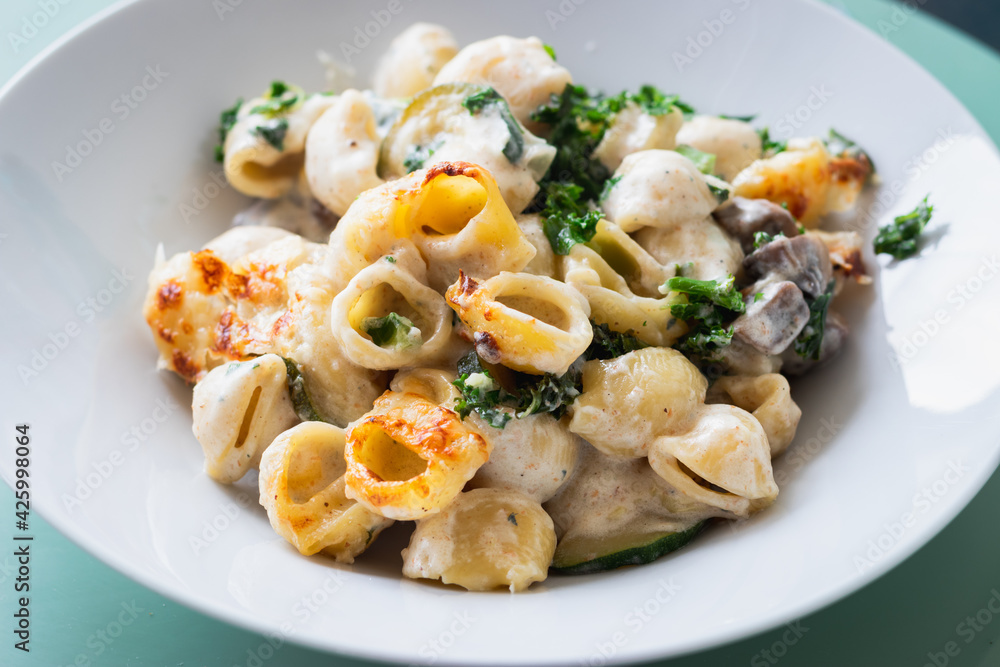 Baked pasta with Bechamel white Sauce Baked pasta with Bechamel white Sauce