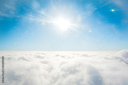 Top of the sky  above the cloud