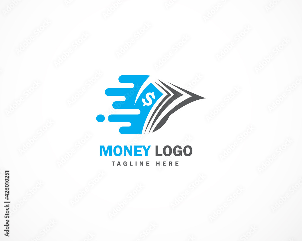 fast money logo creative symbol design vector fast money logo creative symbol design vector