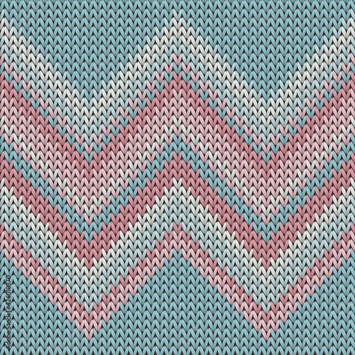 Woven zig zal lines knitted texture geometric