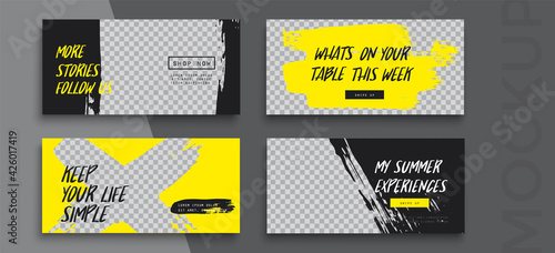 Lifestyle banner for social media mobile app