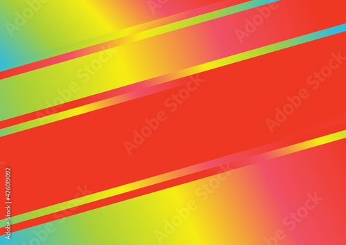 Abstract Red Yellow and Blue Gradient Background