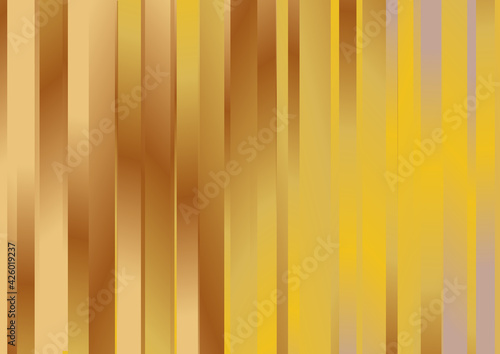 Vertical Striped Yellow and Brown Gradient Background