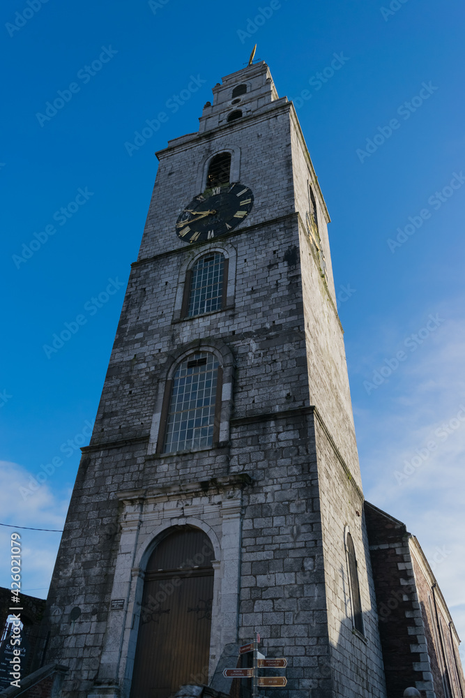 St. Anne's Church, Shandon, Cork City, Ireland during a sunny day.