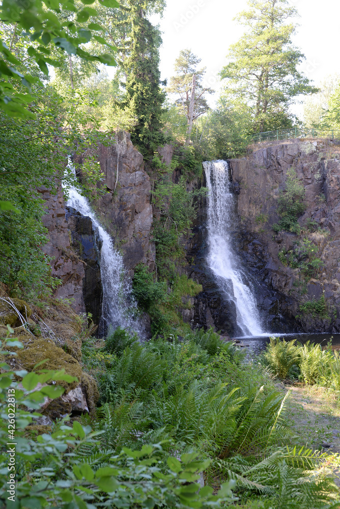 Wasserfall Stalpet in Suedschweden Wasserfall Stalpet in Suedschweden