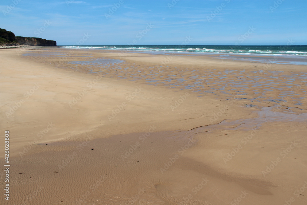 omaha beach in normandy (france)