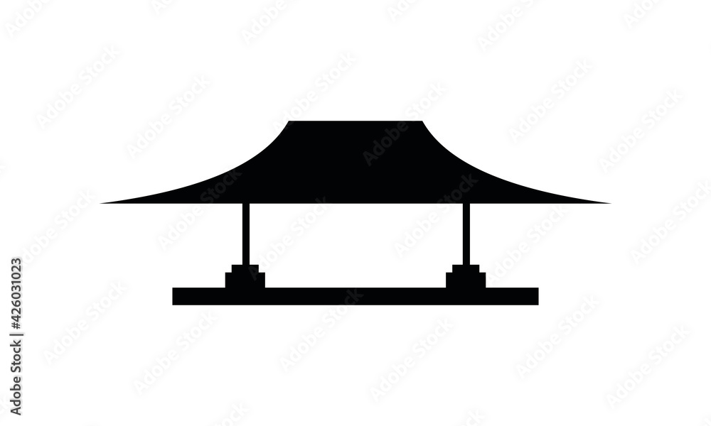 gazebo vector icon gazebo vector icon