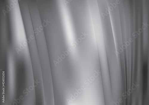 Abstract Grey Shiny Vertical Lines Background