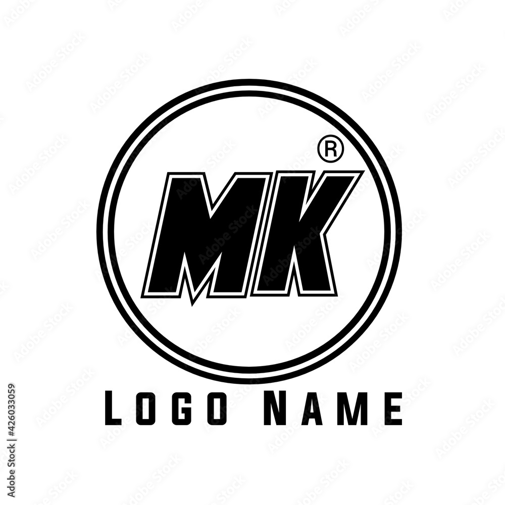 Obraz premium Company logo icon. Social media logo icon. illustration. 