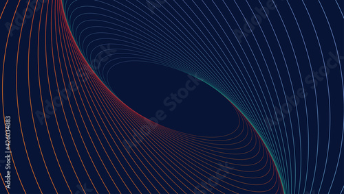 abstract blue background, Line abstract background, Abstract pattern from lines