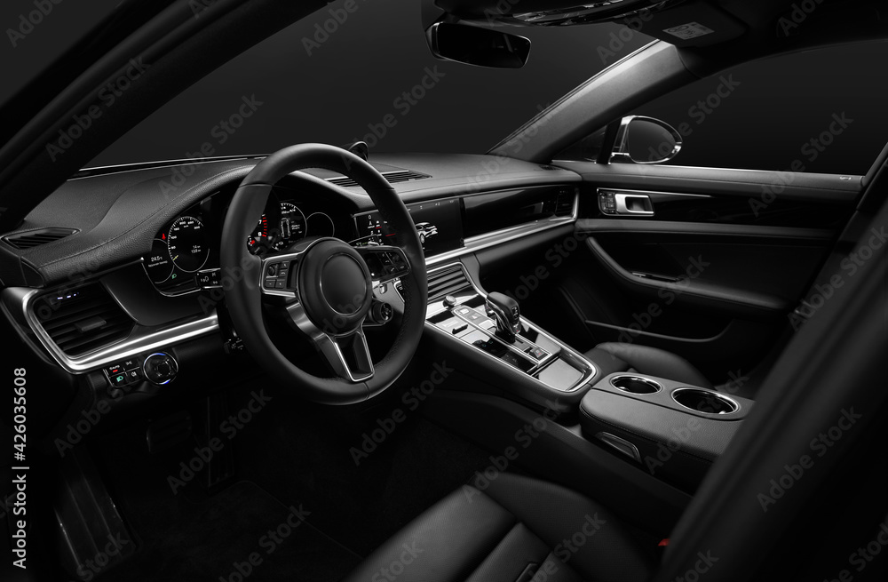 Luxury photos of the car interrior. Fine art automotive photo